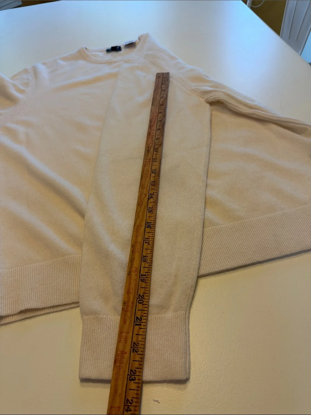 Todd Snyder Bisque Cashmere Crewneck Sweater - XL Box50. SEE PICTURES